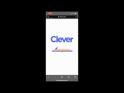 Logging into Clever for E Learning