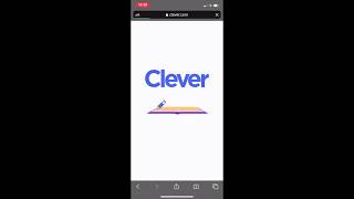 Logging into Clever for E Learning