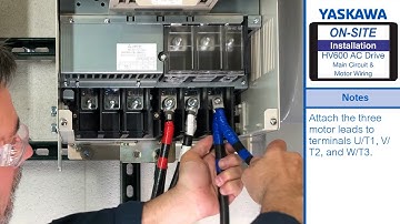 Yaskawa HV600 AC Drive - Wiring for 143 Amps and Larger Models