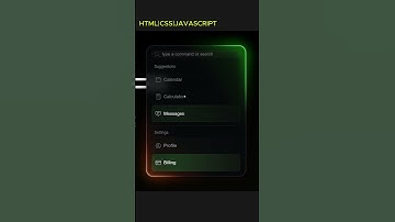 Glassmorphism Sidebar Menu Design HTML CSS JavaScript #coding #shorts #webdevelopment