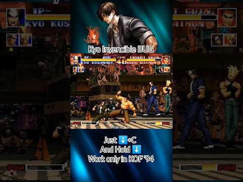 KOF '94 - BUG DO KYO INVENCÍVEL 😳 #tas #ultimateplayer #kof #fightinggames #kyo