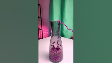 Slowmo ASMR reverse video string beads + wood beads #shorts