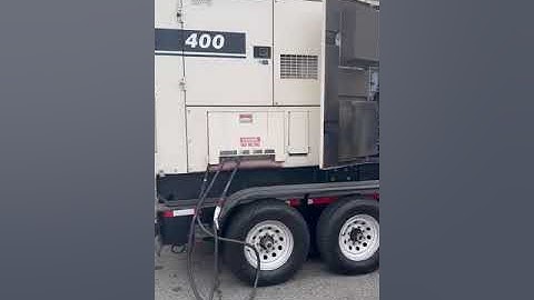 Multiquip DCA400 Diesel Generator Load Test