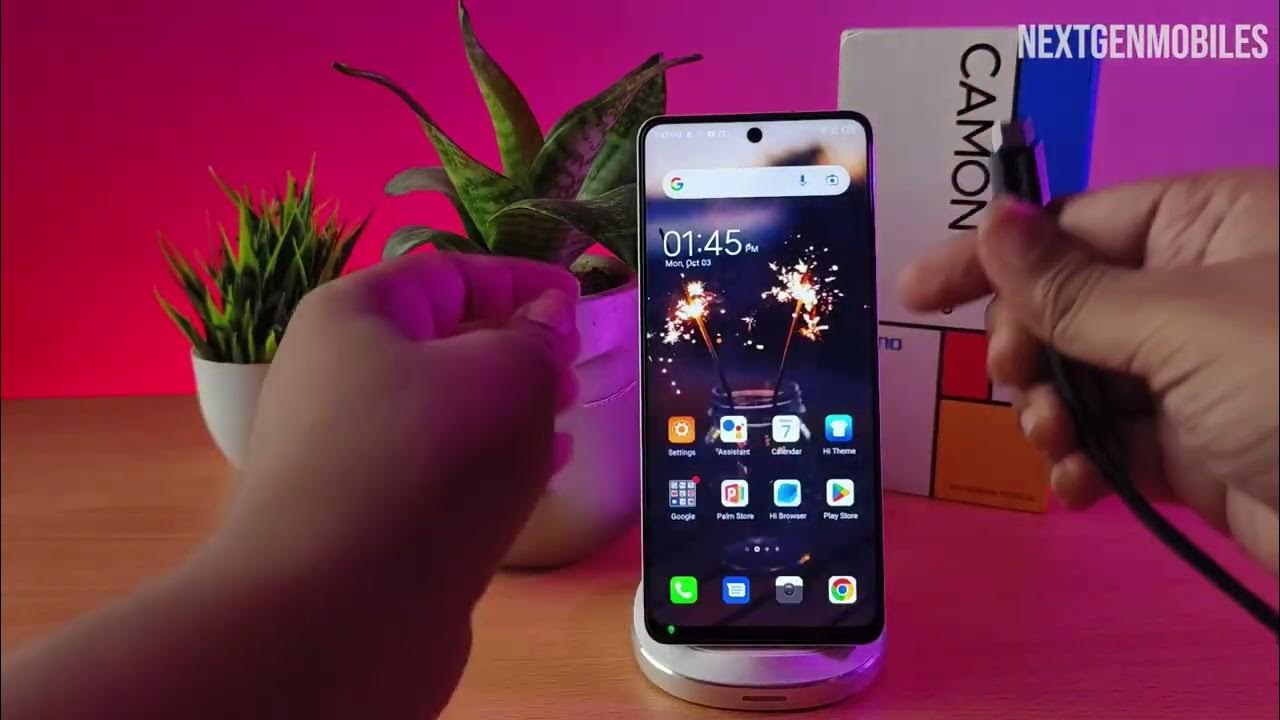 How to connect pendrive through OTG cable on Tecno Camon 19 Pro in