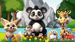 Cute Little Wild Animal Sounds: Indri, Fennec Fox, Stoat, Peacock, Giraffe | Music For Relax