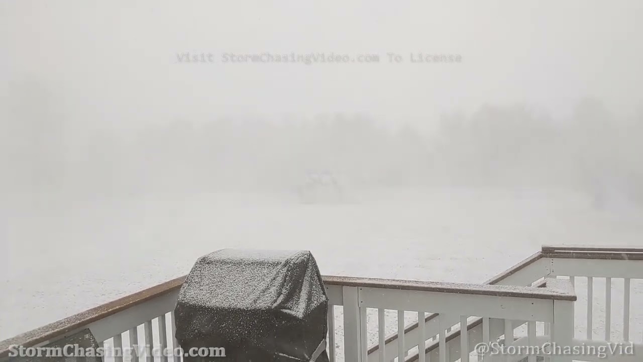 Beacon, NY intense snow squall - 2/19/2022