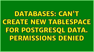 Databases: Can