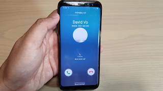 Galaxy S8: Incoming Call With Over the Horizon Ringtone Resimi