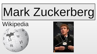 Information Mark Zuckerberg | Wikipedia Update