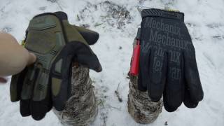 картинка: Перчатки Mechanix Wear. Копия и оригинал.