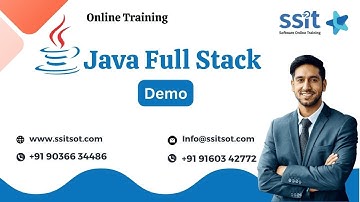 Java Full Stack Training Demo || SSIT Software Online Training @10/07/2023