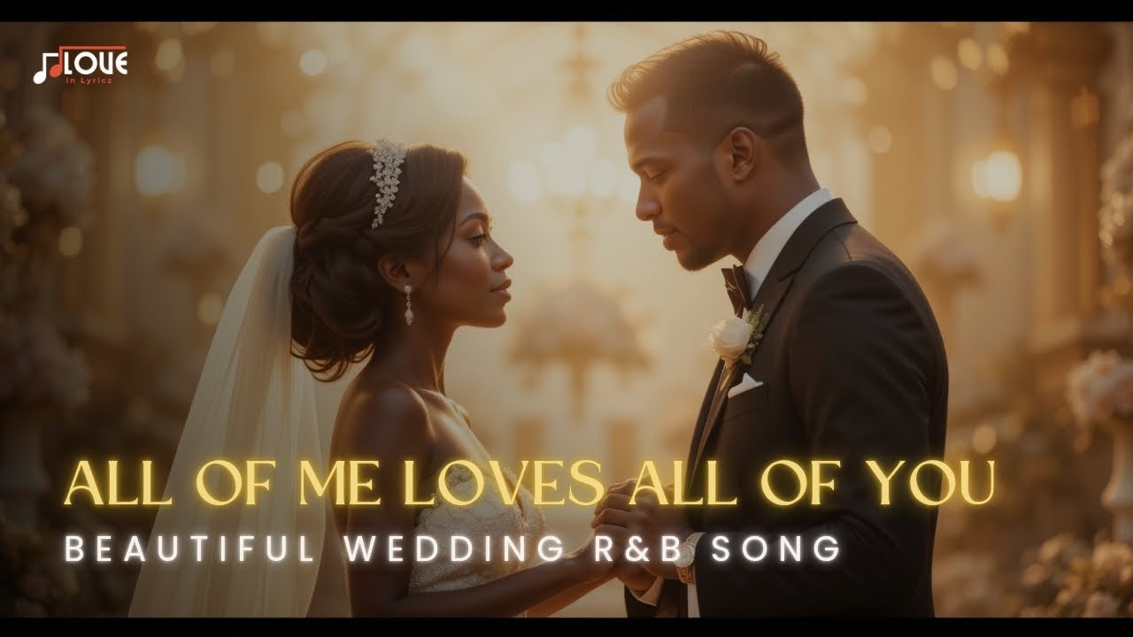 All of Me Loves All of You 🎶 | Soulful Wedding Song for Couples, with Lyrics 