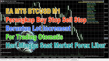 Robot Trading EA MT5 Perangkap Buy Stop Sell Stop Beruntun Run On BTCUSD M1