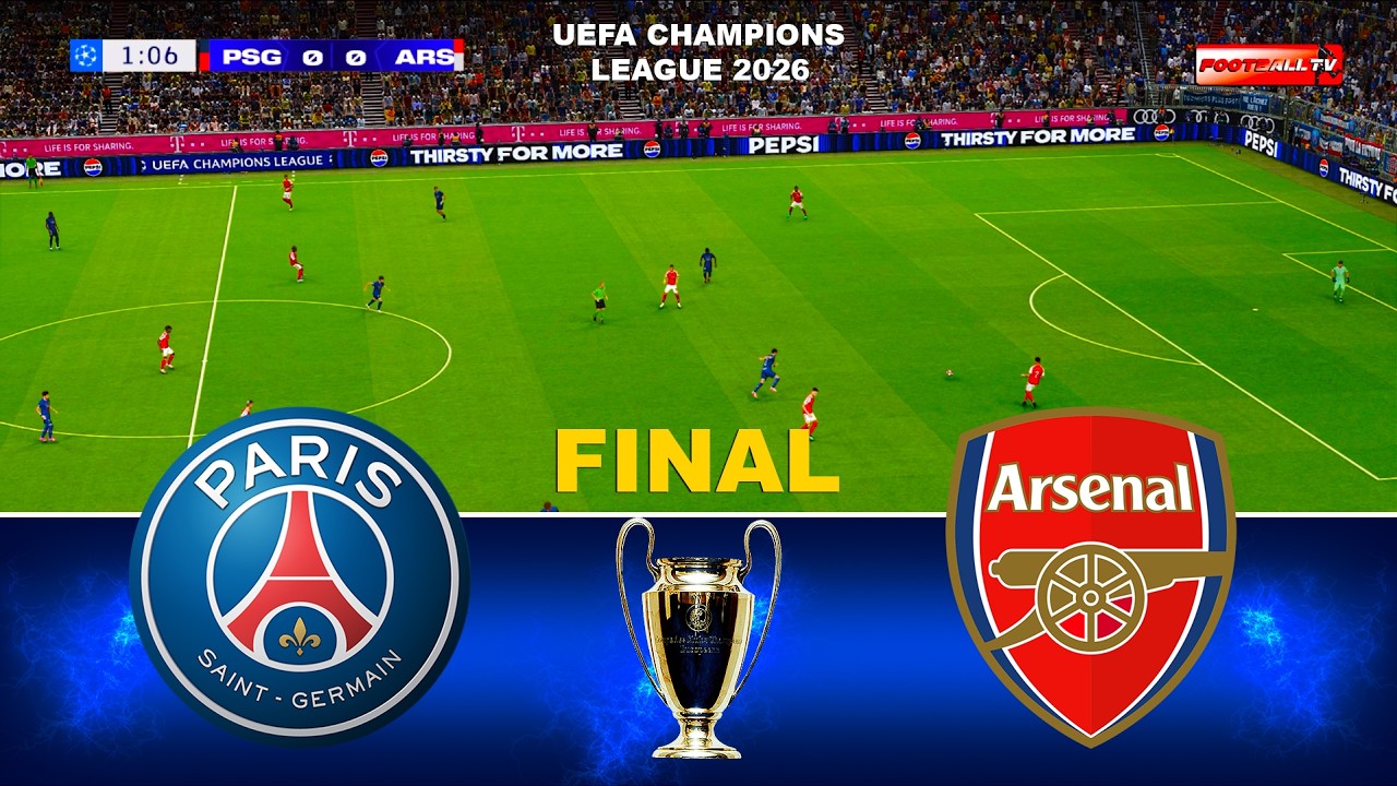 PSG vs ARSENAL - FINAL UEFA CHAMPIONS LEAGUE 2026 | Full Match All ...