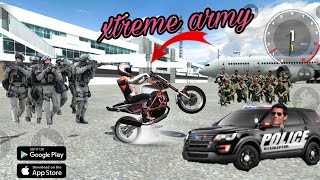 xtreme moto bike 🏍️ #drive  and  !! police!!🚓  #army !! vs bike 🔥 #android   game play 🥰#video screenshot 4