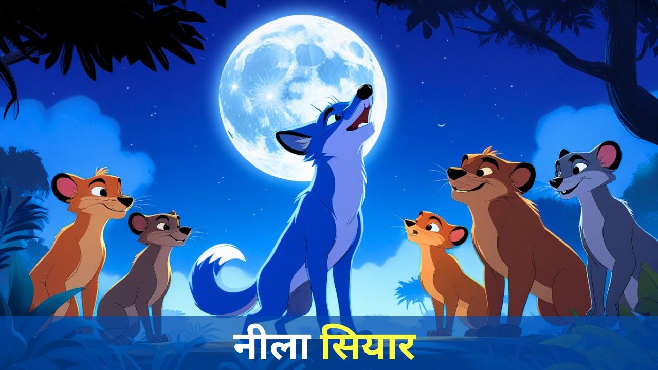 नीला सियार  | The Blue Jackal | Hindi Story | पंचतंत्र