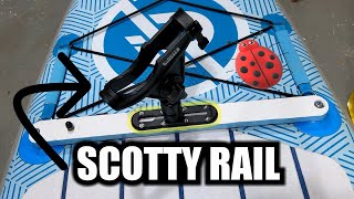 DIY- Adding a Scotty Rail and rod holder to iROCKER SUP- Mods for trolling by Ladybug Adventures 1,529 views 1 year ago 2 minutes, 40 seconds