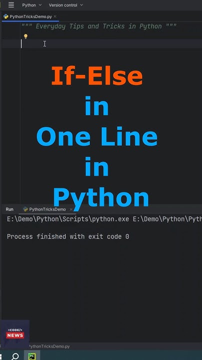 One Liner IF Else in Python #coding #python - YouTube