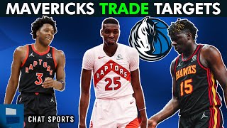 Mavericks Trade Targets With The #10 Overall Pick Feat. Chris Boucher, OG Anunoby \& Clint Capela