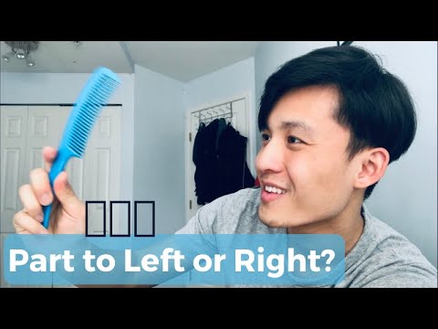 Video: Which side of a man to comb his hair: tips