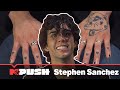 Capture de la vidéo Tattoo Tour With Stephen Sanchez: What Do His Tattoos Mean? | Mtv Push