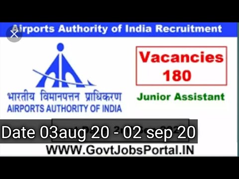 AAI Recruitment 2020 : Highlights (www.aai.aero)