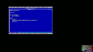 Program sedehana "Faktorial" || Pascal