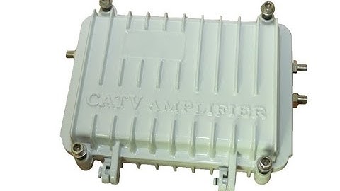 CATV Trunk Amplifier high gain manufacturer video