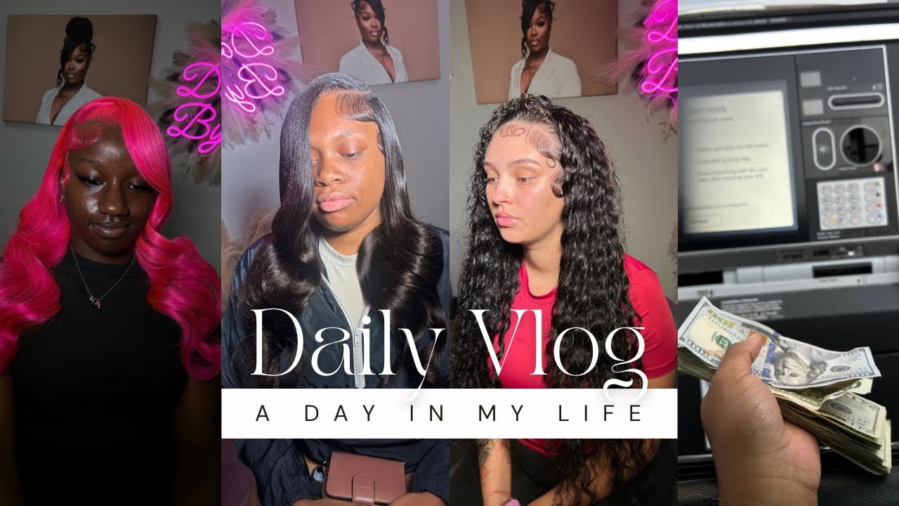 VLOG: A DAY IN MY LIFE AS A HAIRSTYLIST 