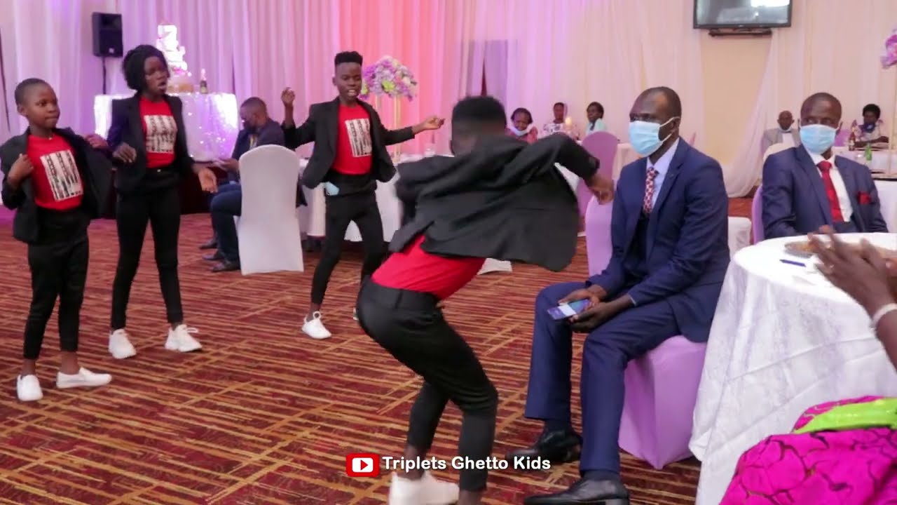 TRIPLETS GHETTO KIDS DO WONDERS AT THE WEDDING WHICH IMPRESSED HON RUTH ACHENG (MINISTER OF HEALTH)