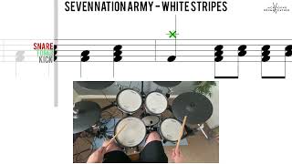 How to Play 🥁    Seven Nation Army   White Stripes screenshot 5