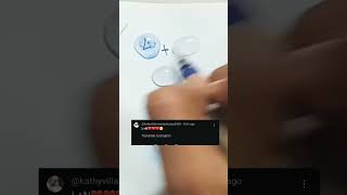 Write L❤️N on water?L+N love?|Comment your letter|shortsartdrawingtrendingnamewaterwriting