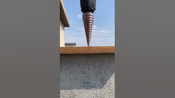 Pagoda Shape Step Drill Bit Demo 2021- Does it Work?