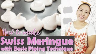 How to Make Swiss Meringue with Basic Piping Technique