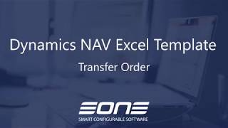 NAV Template: Excel Integration - Transfer Order