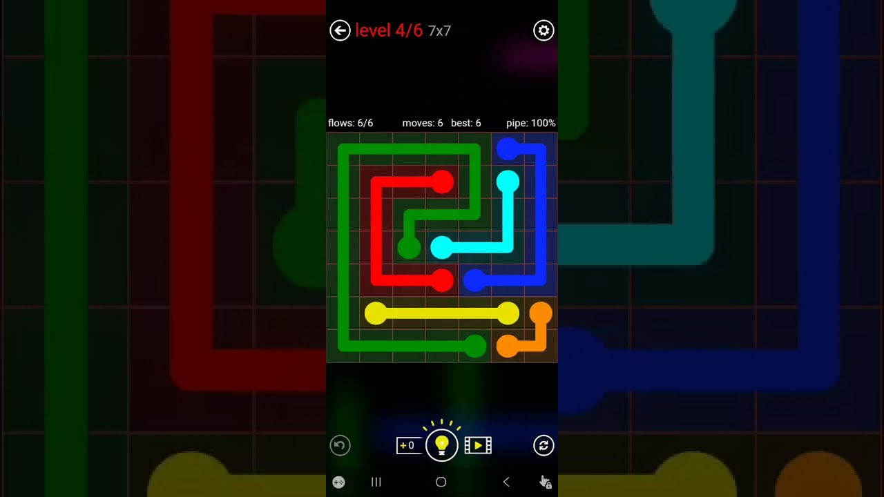 Flow Free daily puzzle 01/21/2026 