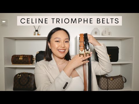 6 ways to wear the celine triomphe belt / minimal parisian style