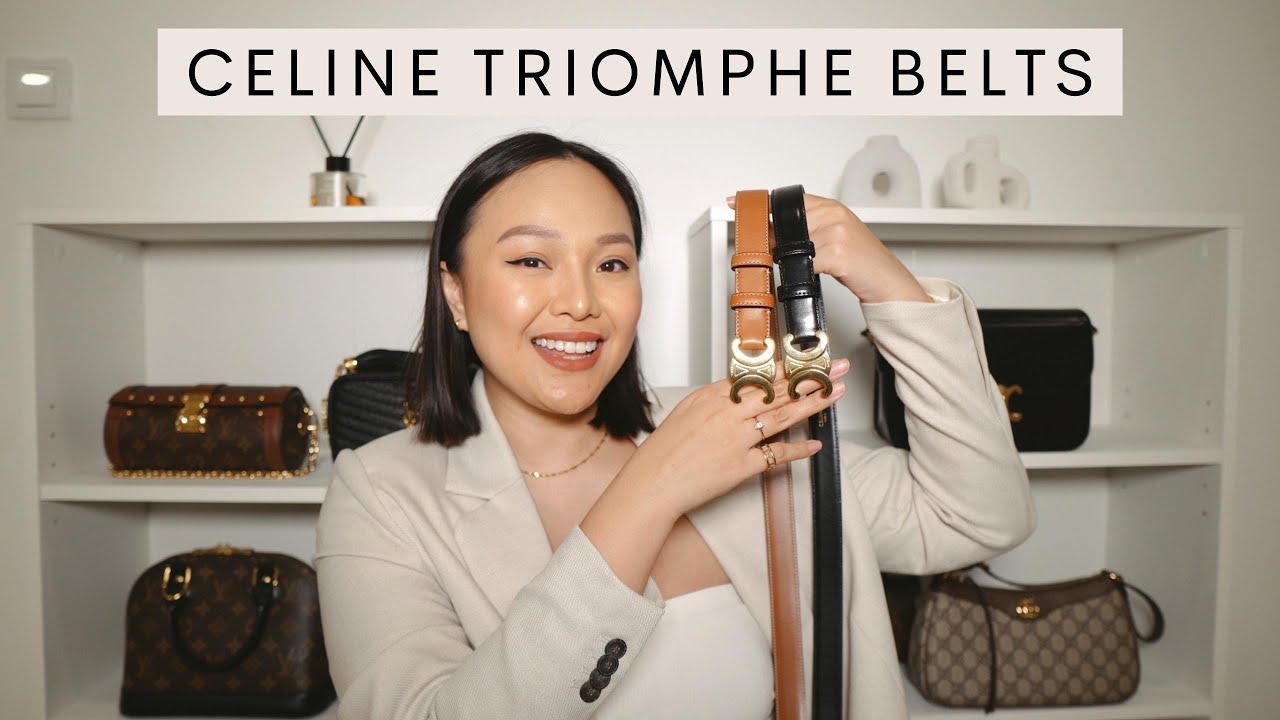 6 ways to wear the celine triomphe belt / minimal parisian style