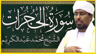 تلاوة خاشعة سورة الحجرات تلاوة الشيخ محمد عبدالكريم