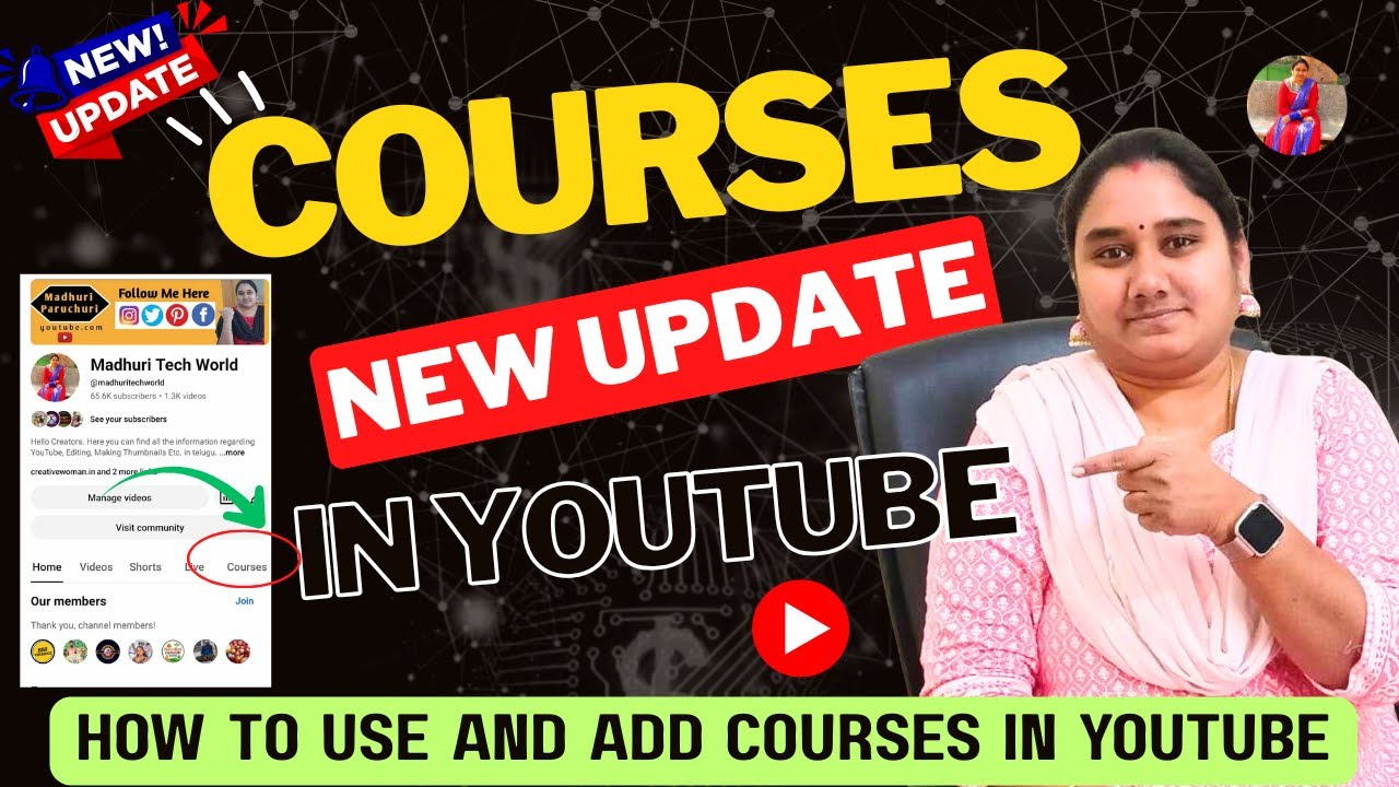 Courses In YouTube | Courses New Update In YouTube | How To Use And Add ...