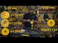 Шлифовка бетона. Кожух DWE46150 и алмазные чашки100 мм DW4772T,  125 мм  DT3795, DT3796, DT3797.