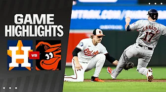 Astros vs. Orioles Game Highlights (8/25/24) | MLB Highlights thumbnail