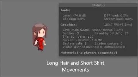 Unity3D 2D Character Animation with Sprite-Skewing