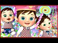 Dessert song for children  johnny and his sister family time  banana cartoon 3d nursery rhymes