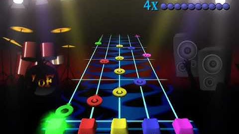 Frets on Fire Custom Song "Forest Maze Metalized" (Bot Demonstration)