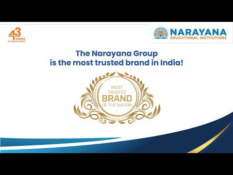 Narayana Institutions Awarded as the Most Trusted Brand of the Nation for 2022 by Brand Story Media