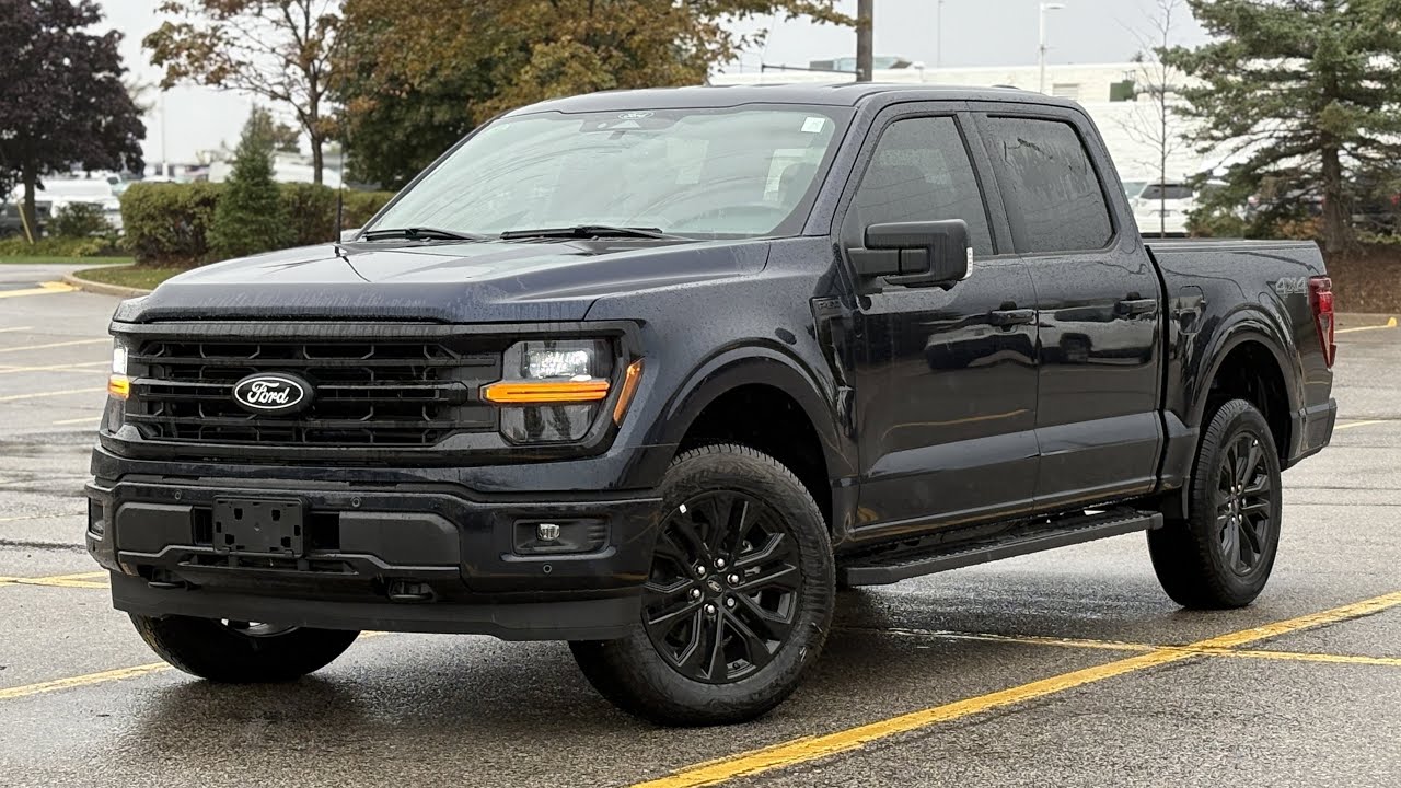 New 2025 Ford F-150 XLT in Antimatter Blue Metallic (#A1533) | Barrie ...
