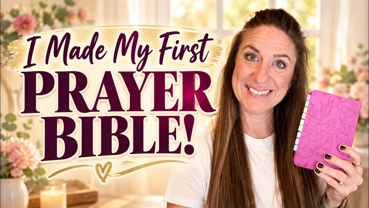 I FINALLY made my first prayer Bible!  | WHAT IS A PRAYER BIBLE? | I SHOW THE ENTIRE PROCESS!