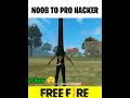 Noob to pro hacker  evolution of hacker in free fire hacker 02