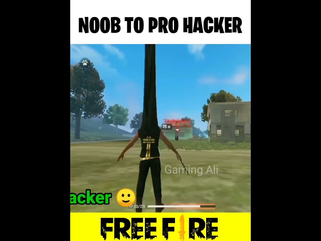 Noob To pRo hacker | evolution of hacker in free fire #hacker #02 class=